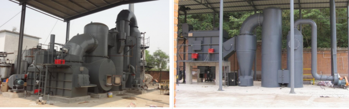 ठोस तरल रोटरी भट्ठा भस्मक डबल सर्किट सिस्टम 5