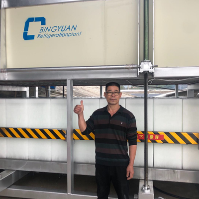 रेफ्रिजरेटर के लिए 10T ब्लॉक आइस मशीन मेकिंग आइस ब्लॉक मशीन डायरेक्ट कूलिंग कमर्शियल टाइप