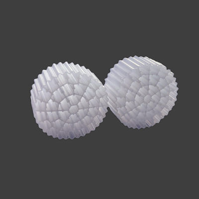 एक्वाकल्चर के लिए एमबीबीआर फ़िल्टर मीडिया: 10*7 मिमी आकार, सफेद रंग